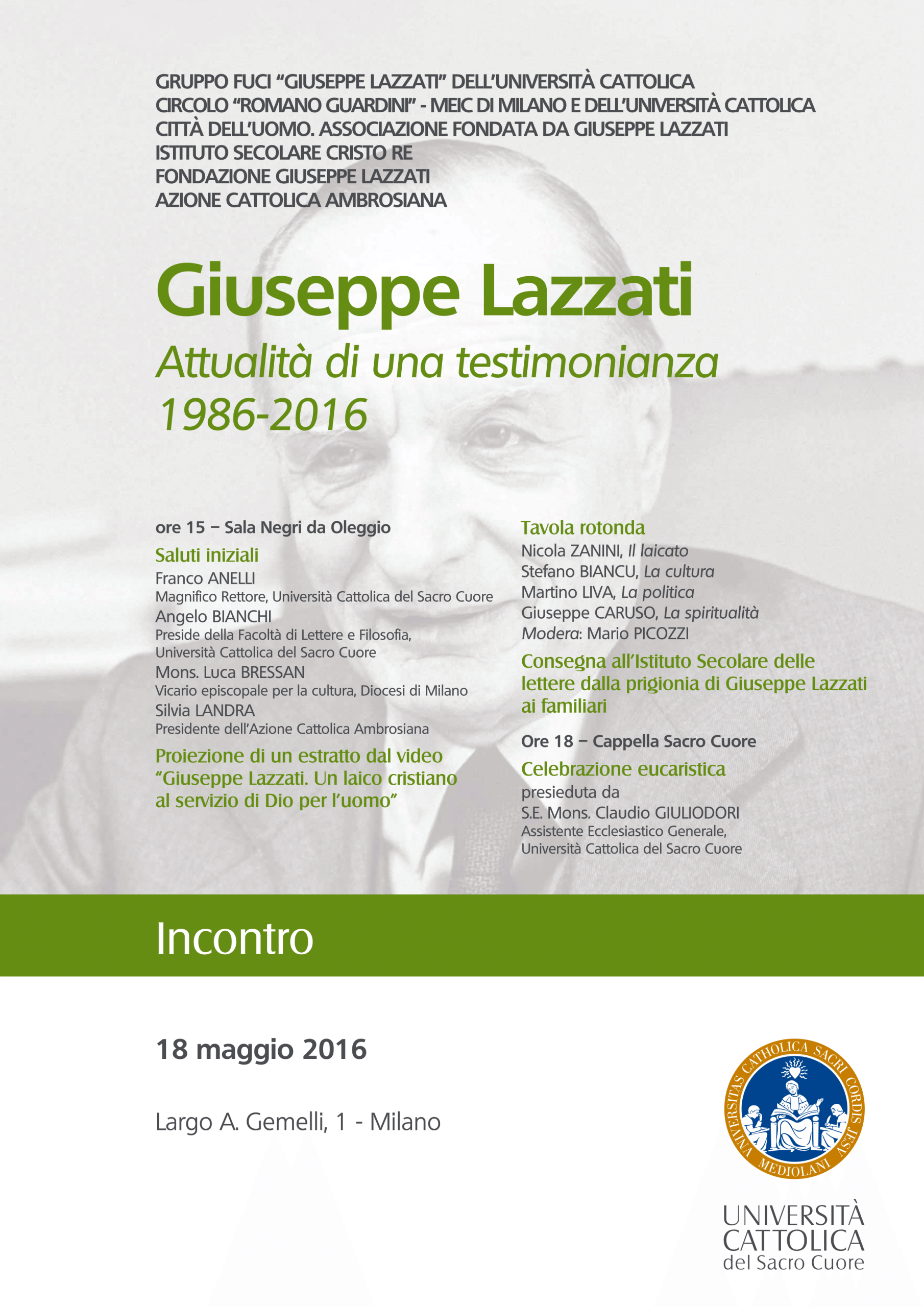 Giuseppe Lazzati oggi