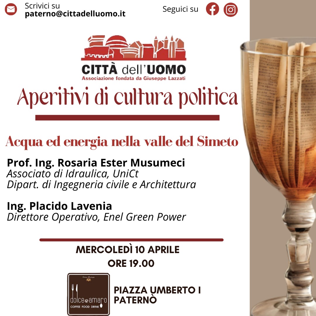 Acqua ed energia nella valle del Simeto