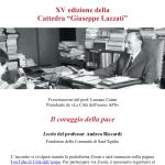XV Cattedra “Giuseppe Lazzati” – Il coraggio della pace – Andrea Riccardi 